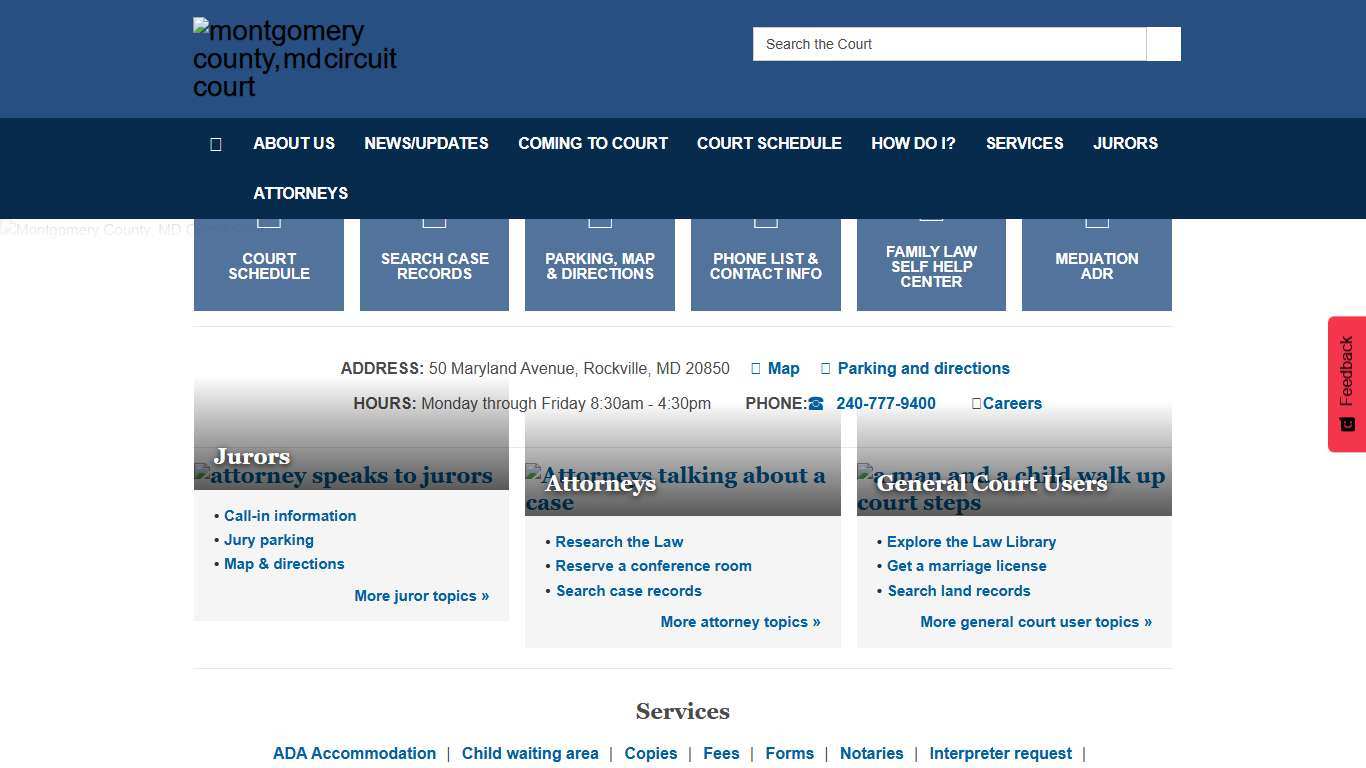 Home - Montgomery County, MD Circuit Court